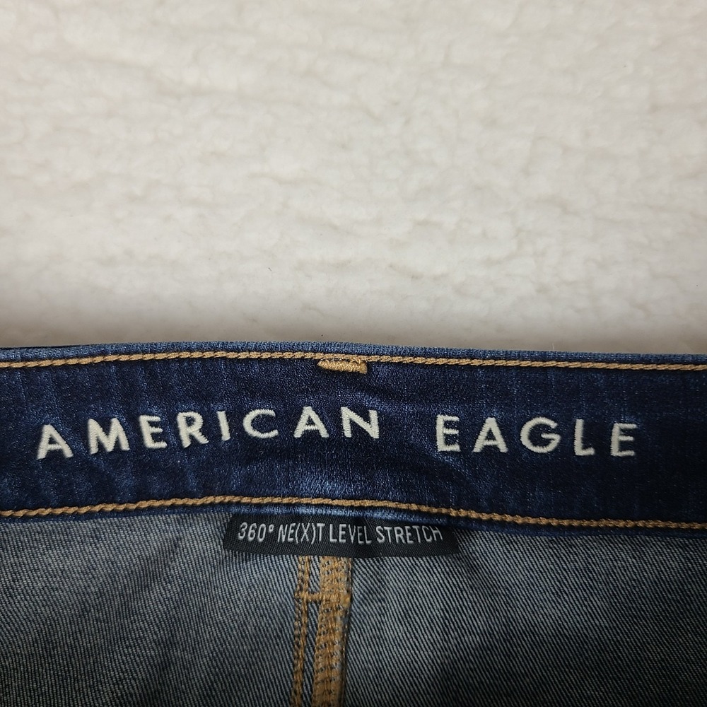 American Eagle Jeans Womens 14 Blue Highest Rise Jegging 360 Next Level Stretch - Picture 8 of 14